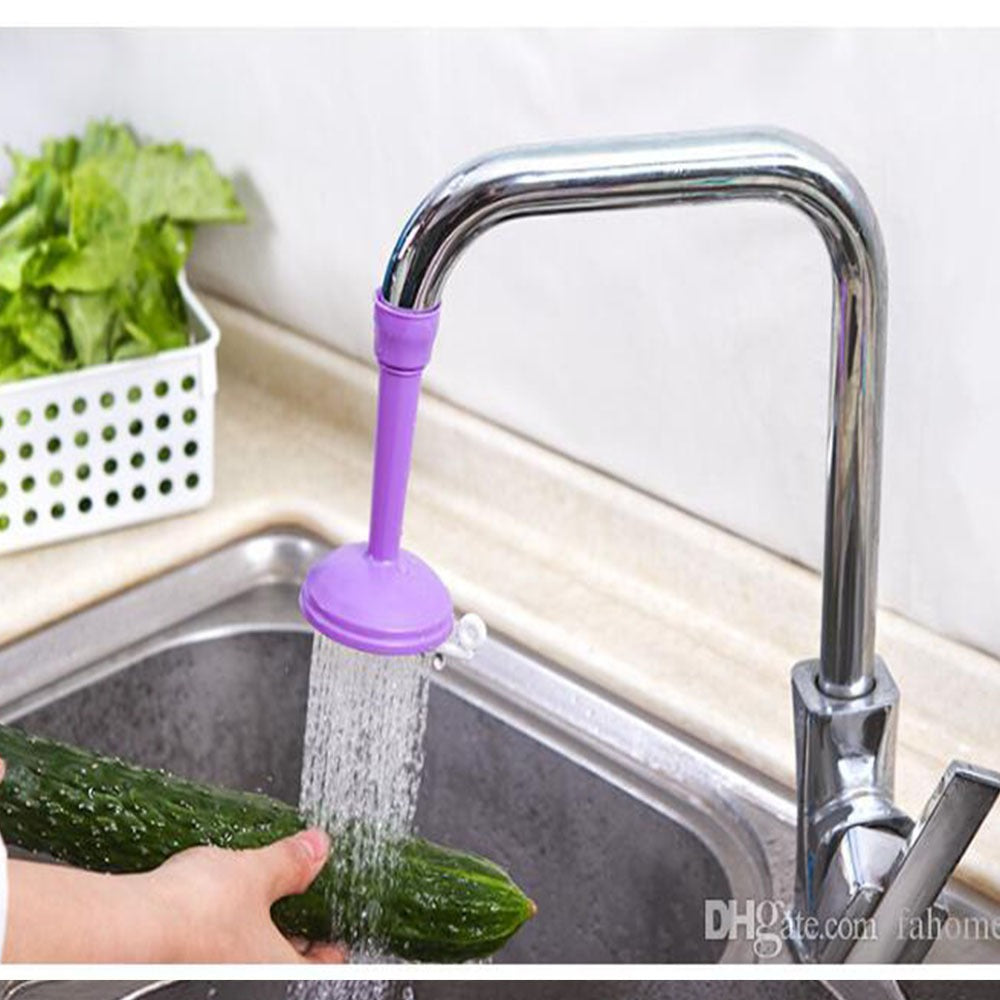 2 in 1-Silicone Kitchen Faucet Water saving Filter Shower Water Rotating Spray Regulator Tap Water Filter Valve for Kitchen Bathroom Accessories