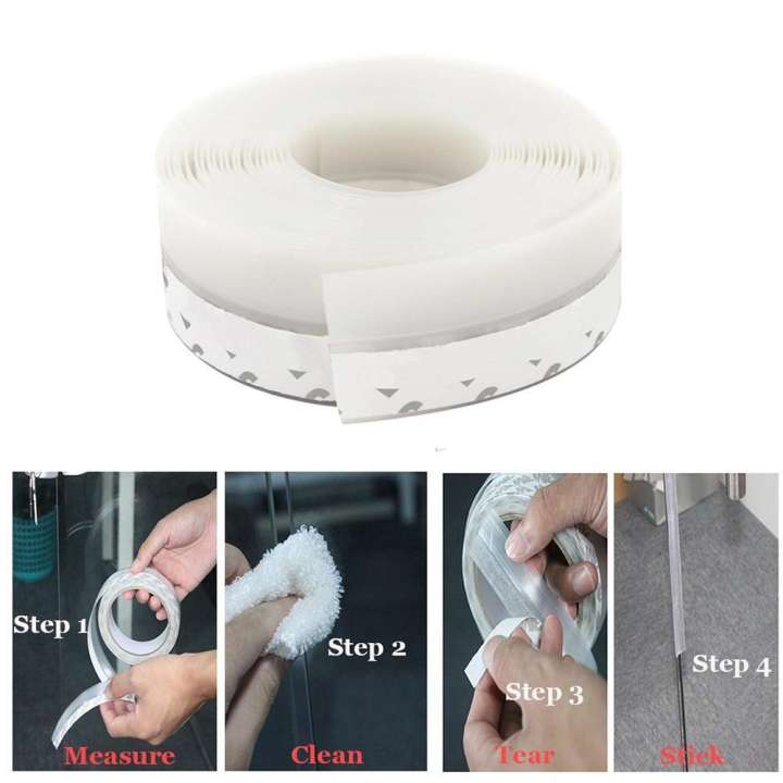 500cm / 5 Meter Self-Adhesive Silicone Door & Window Seal Strip