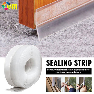 500cm / 5 Meter Self-Adhesive Silicone Door & Window Seal Strip