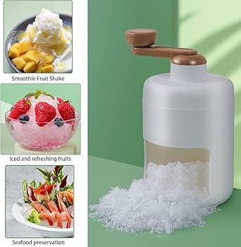 Ice Shaver Snow Cone Machine, Shaved Ice Maker Machine for Home