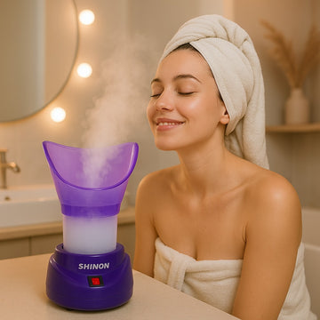 Shinon Steam Facial Steamer & Inhaler for Blocked Nose &nbsp;2-in-1 Portable Facial Sauna &amp; Nasal Steam Therapy Machine