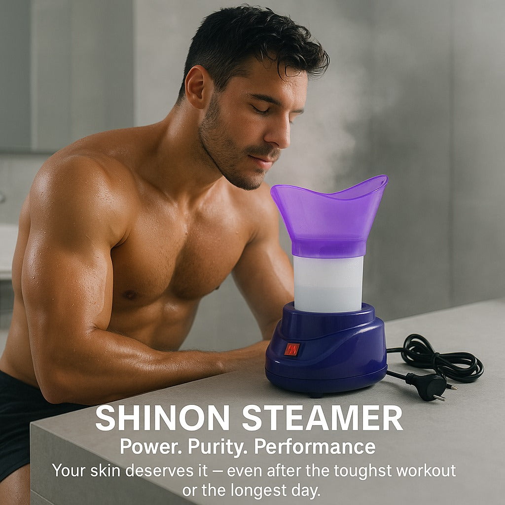Shinon Steam Facial Steamer & Inhaler for Blocked Nose &nbsp;2-in-1 Portable Facial Sauna &amp; Nasal Steam Therapy Machine