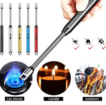 Electric Lighter Rechargeable Arc USB Candle Lighters with LED Battery Display