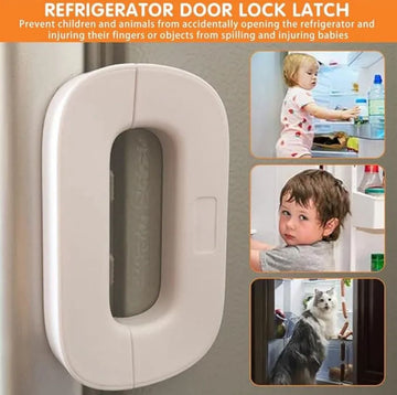 Fridge Lock – Child Safety Lock for Kids, Fridge Locker Door Lock, Safety Locks for Refrigerator & Baby Proofing, Refrigerator lock